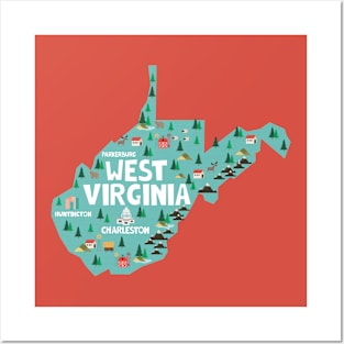 West Virginia Posters and Art